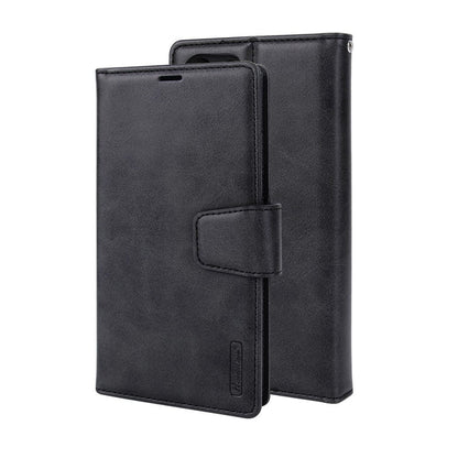 Samsung Galaxy S25 Edge Nebula Series Flip Leather Wallet Case Black