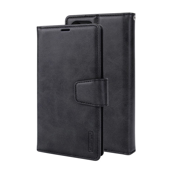 Samsung Galaxy S25 Edge Nebula Series Flip Leather Wallet Case Black