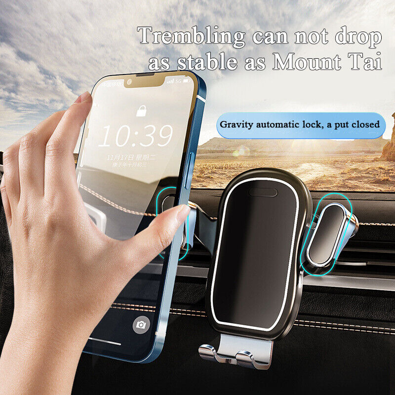 Double Clip Arm Car Holder Air Vent Mount