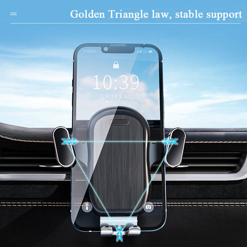 Double Clip Arm Car Holder Air Vent Mount