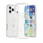 Nebula Clear Back Tough Case with MagSafe for iPhone 17 series – Crystal Sparkling