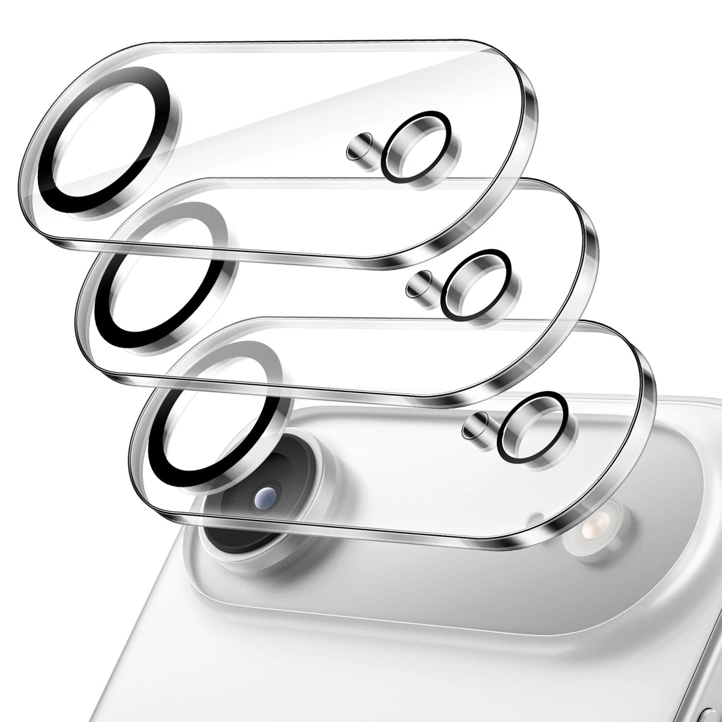 9H Full Camera Lens Tempered Glass for iPhone Models