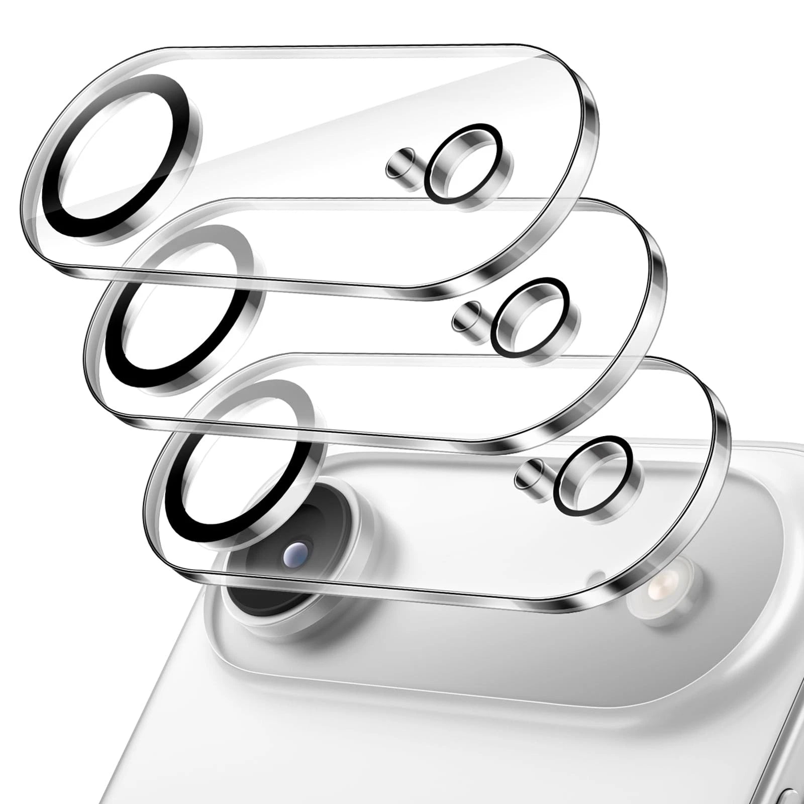9H Full Camera Lens Tempered Glass for iPhone Models