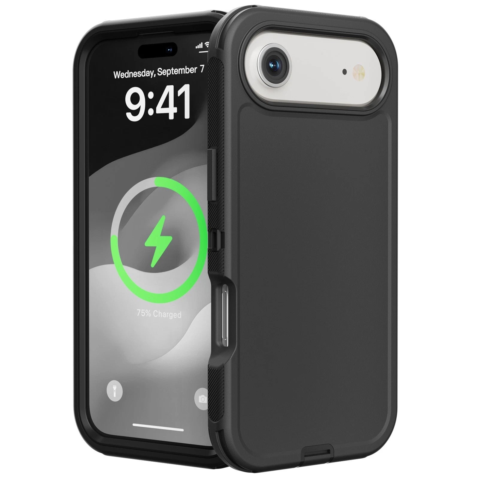 Triple Layered Guard Series iPhone 17 Air – Ultra Protective, Shockproof, Scratch-Resistant Phone Cover (Black)