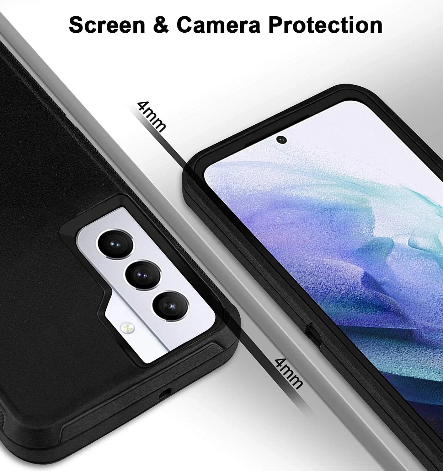 Triple Layered Guard Series Case Black - Samsung Cases