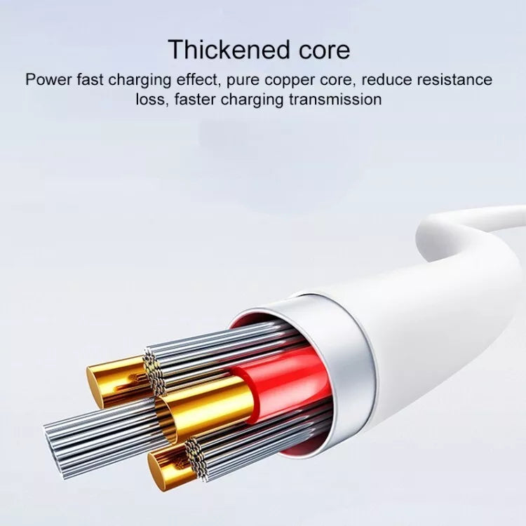 Yesido PVC Data Cable - Lightning YESIDO Cable 1M White