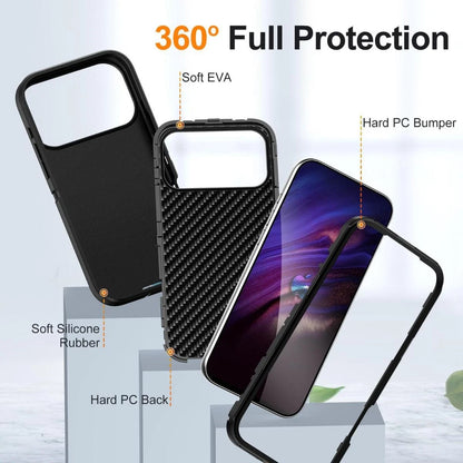 Triple Layered Guard Series iPhone 17 Air – Ultra Protective, Shockproof, Scratch-Resistant Phone Cover (Black)
