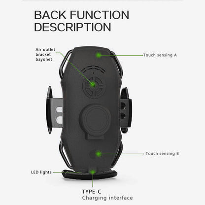A5S Smart Sensor Car Wireless Charger