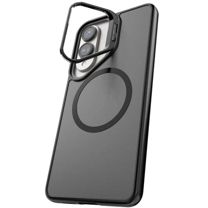 Nebula Samsung Galaxy S25 Edge Snap Magnetic Case with Integrated Stand Black