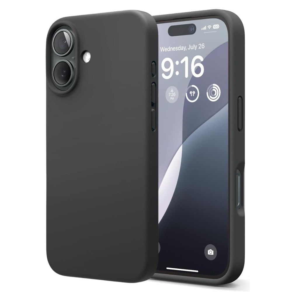 Silicone Rubber Case for iPhone - Black