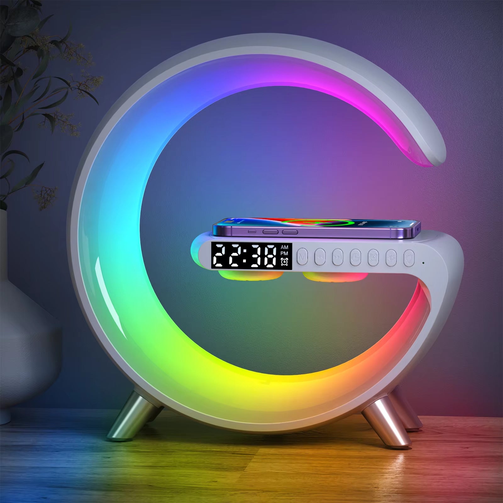 Bluetooth G Speaker with Wireless Charger