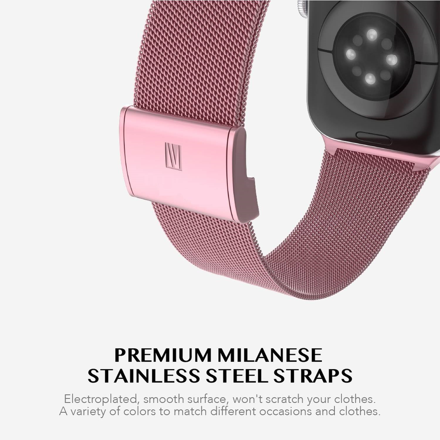 Apple Watch Stainless Steel Milanese Loop Strap